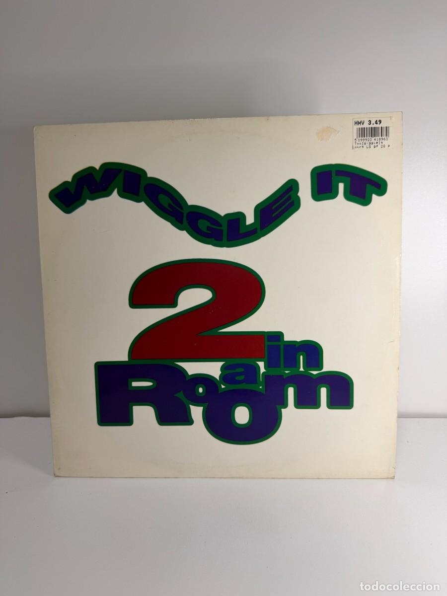 Discos de vinilo: 2 IN A ROOM (MX) WIGGLE IT (3 TRACKS) - A&Ntilde;O 1990 - EDICION UK