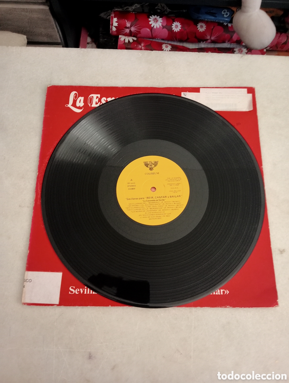 Discos de vinilo: LP VINILO (La Esmeralda de Sevilla). - Foto 2