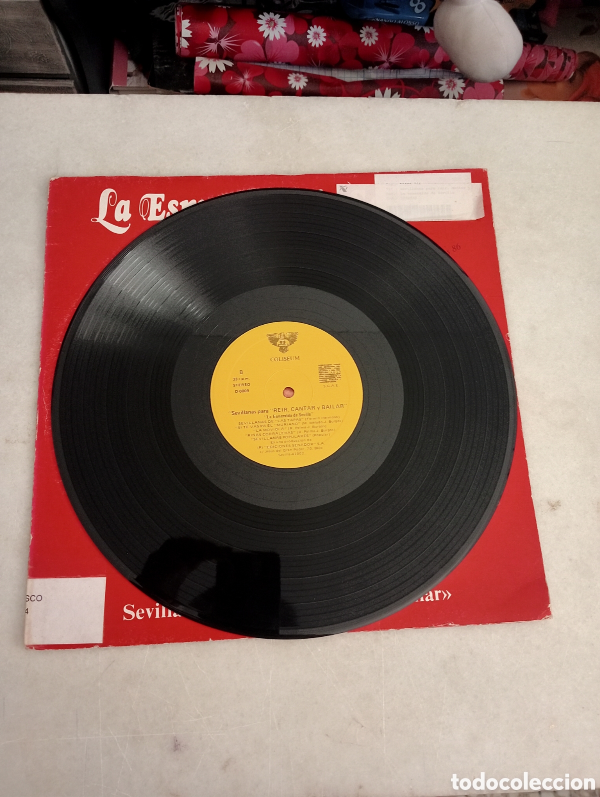 Discos de vinilo: LP VINILO (La Esmeralda de Sevilla). - Foto 3
