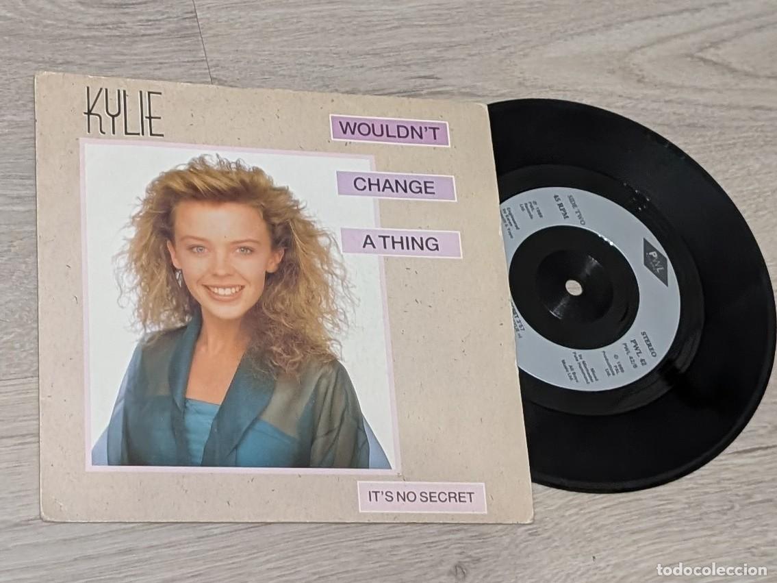 Discos de vinilo: KYLIE MINOGUE - WOULDN&acute;T CHANGE S THING ...+ 1 .. SINGLE DE PWL.RECORDS - 1989 - .U.K . BUEN ESTADO