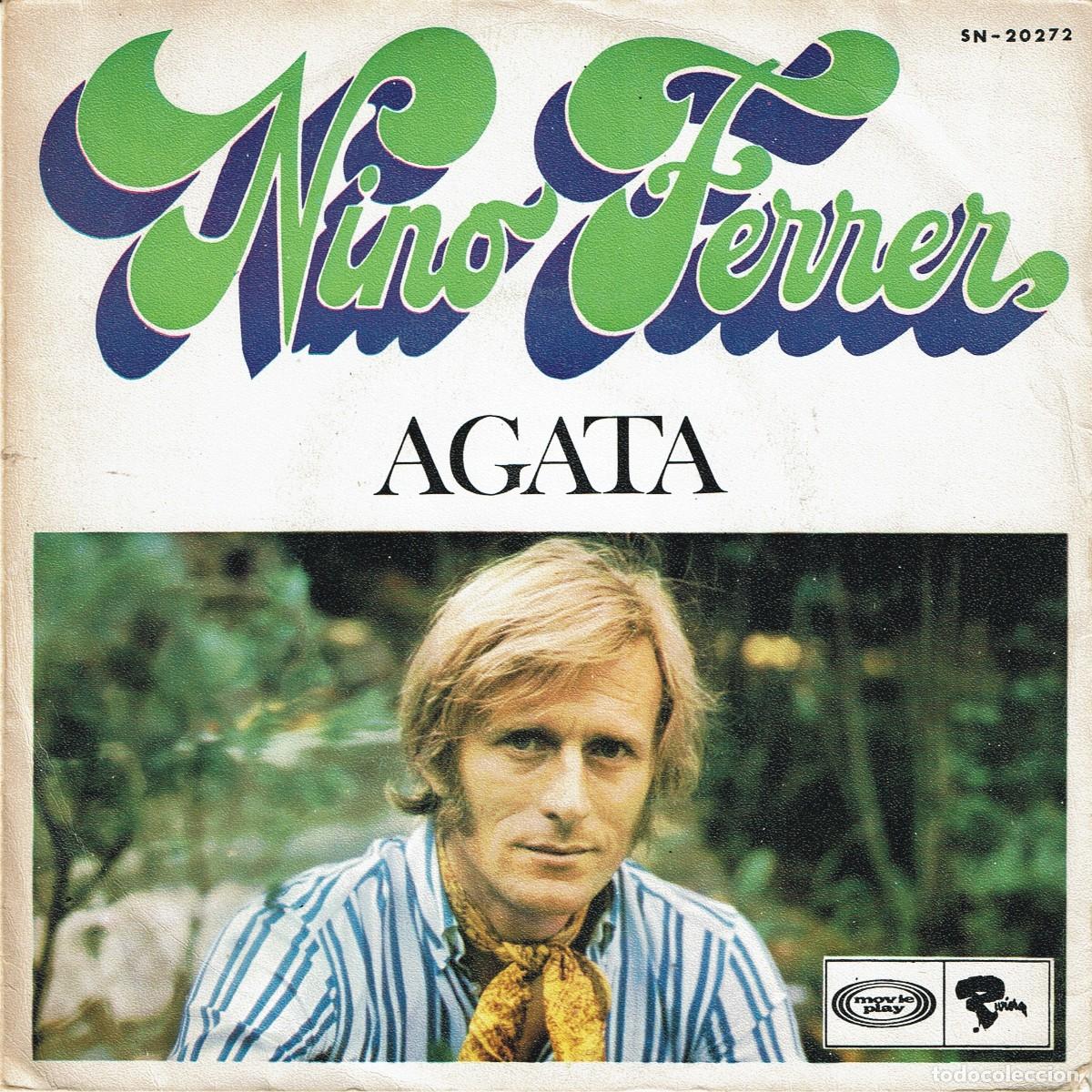 Discos de vinilo: Nino Ferrer &ndash; Agata - made in Spain- 1969 Riviera