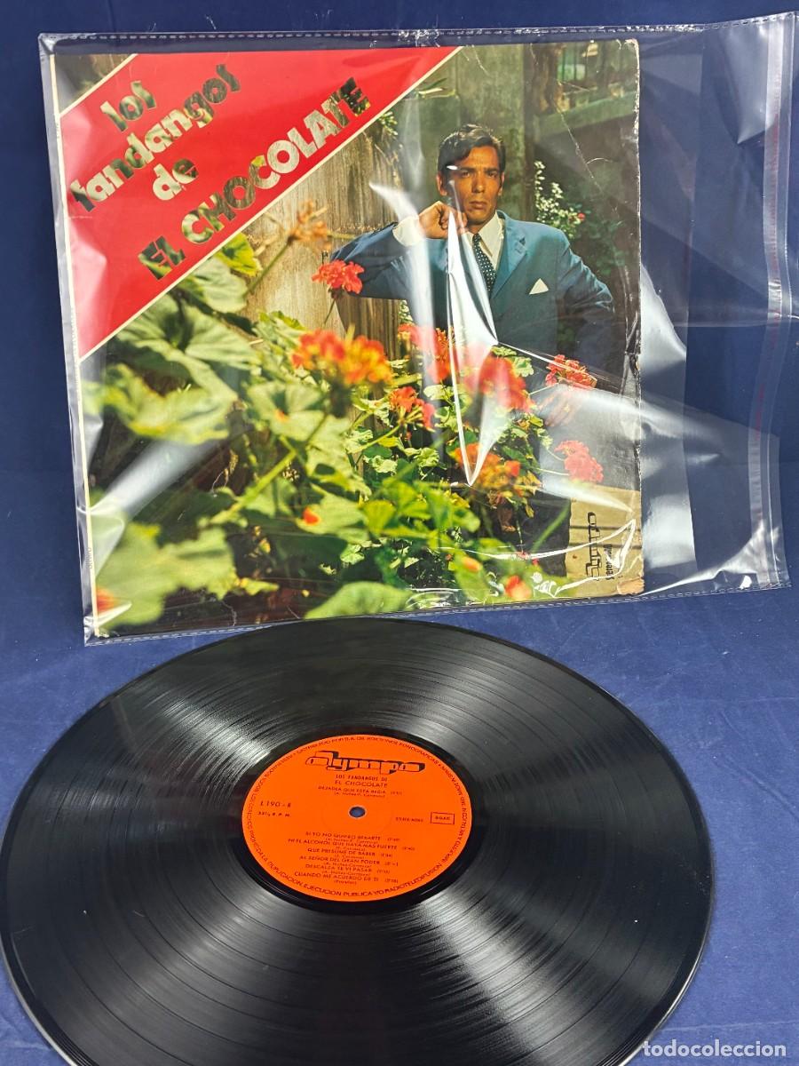 Discos de vinilo: Los Fandangos de El Chocolate - Olympo 1974 - LP Vinilo - Buen Estado - Flamenco, probado