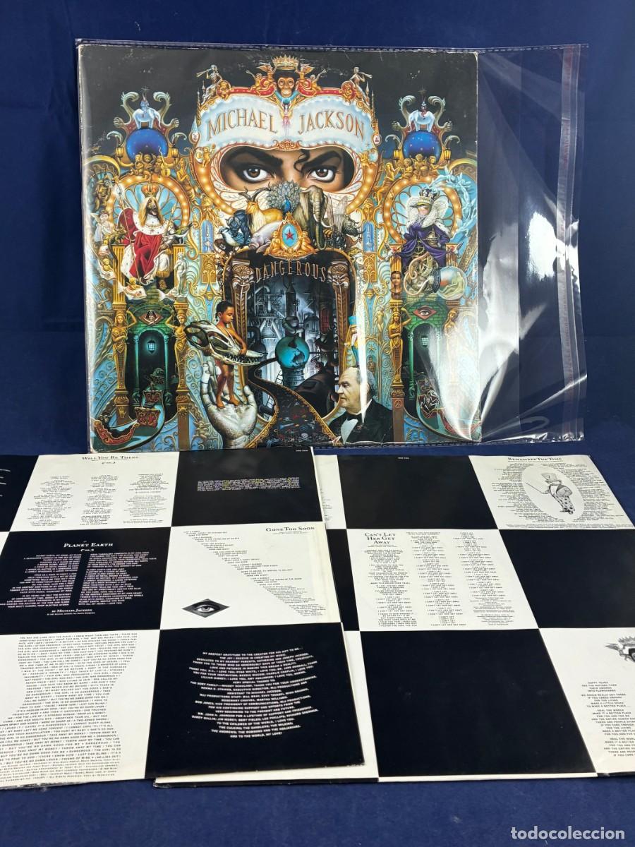Discos de vinilo: Michael Jackson - Dangerous - Epic 1991 - Doble LP Vinilo - Edici&oacute;n Espa&ntilde;a - Muy Buen Estado