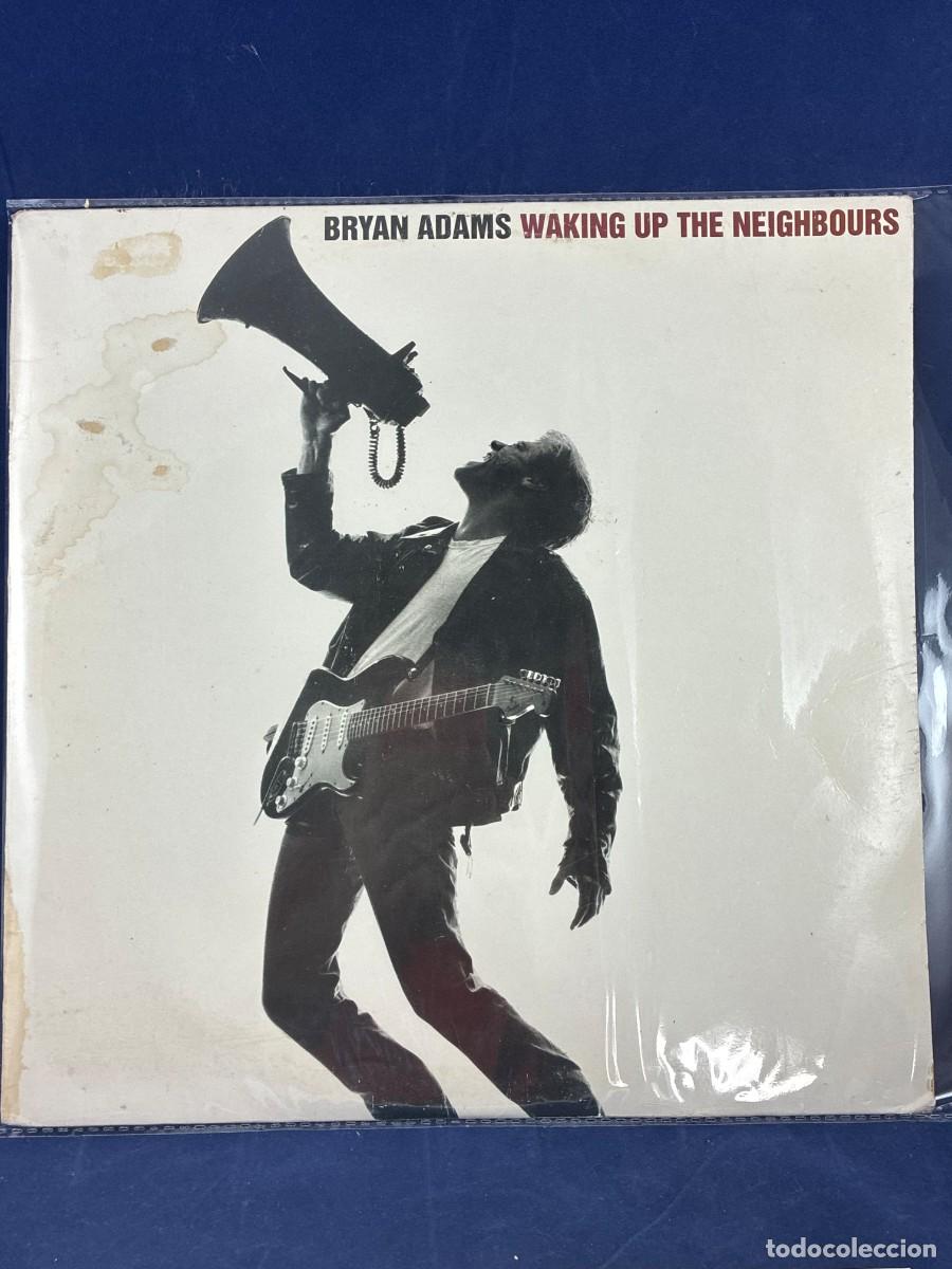 Discos de vinilo: Bryan Adams - Waking Up The Neighbours - A&M 1991 - Doble LP Espa&ntilde;a - Buen Estado