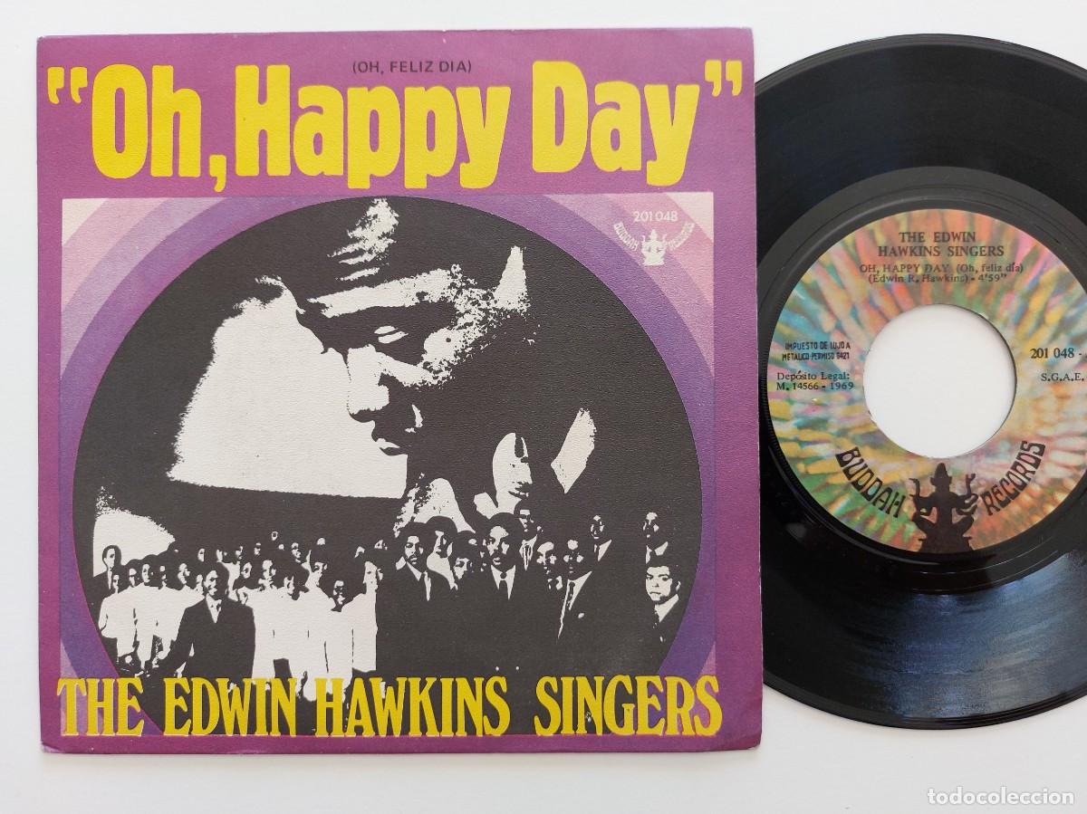 Discos de vinilo: THE EDWIN HAWKINS SINGERS - 45 Spain * OH HAPPY DAY