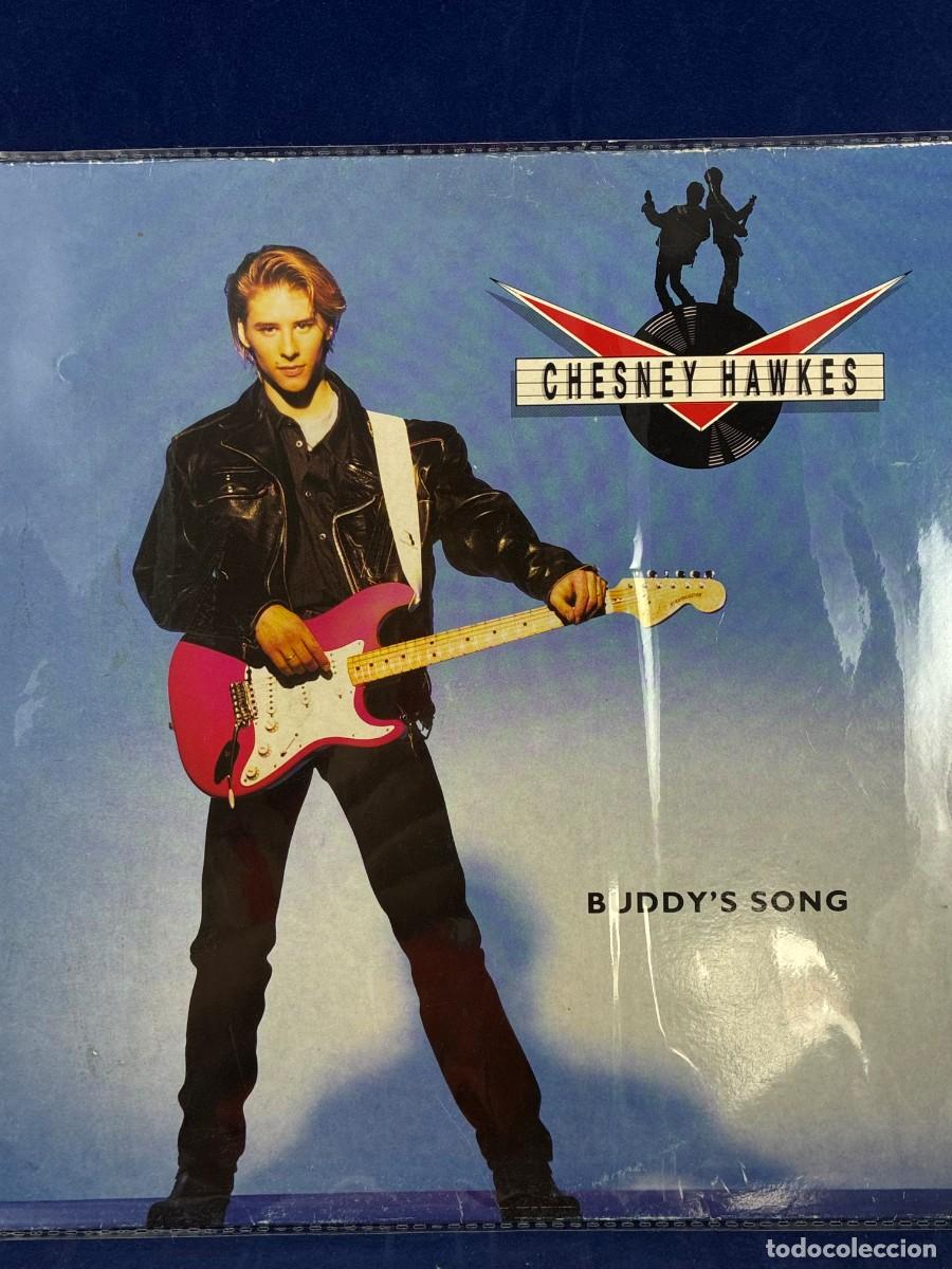 Discos de vinilo: Buddy's Song Chesney Hawkes LP 1991 Chrysalis EMI Espa&ntilde;a Banda Sonora Muy Buen Estado