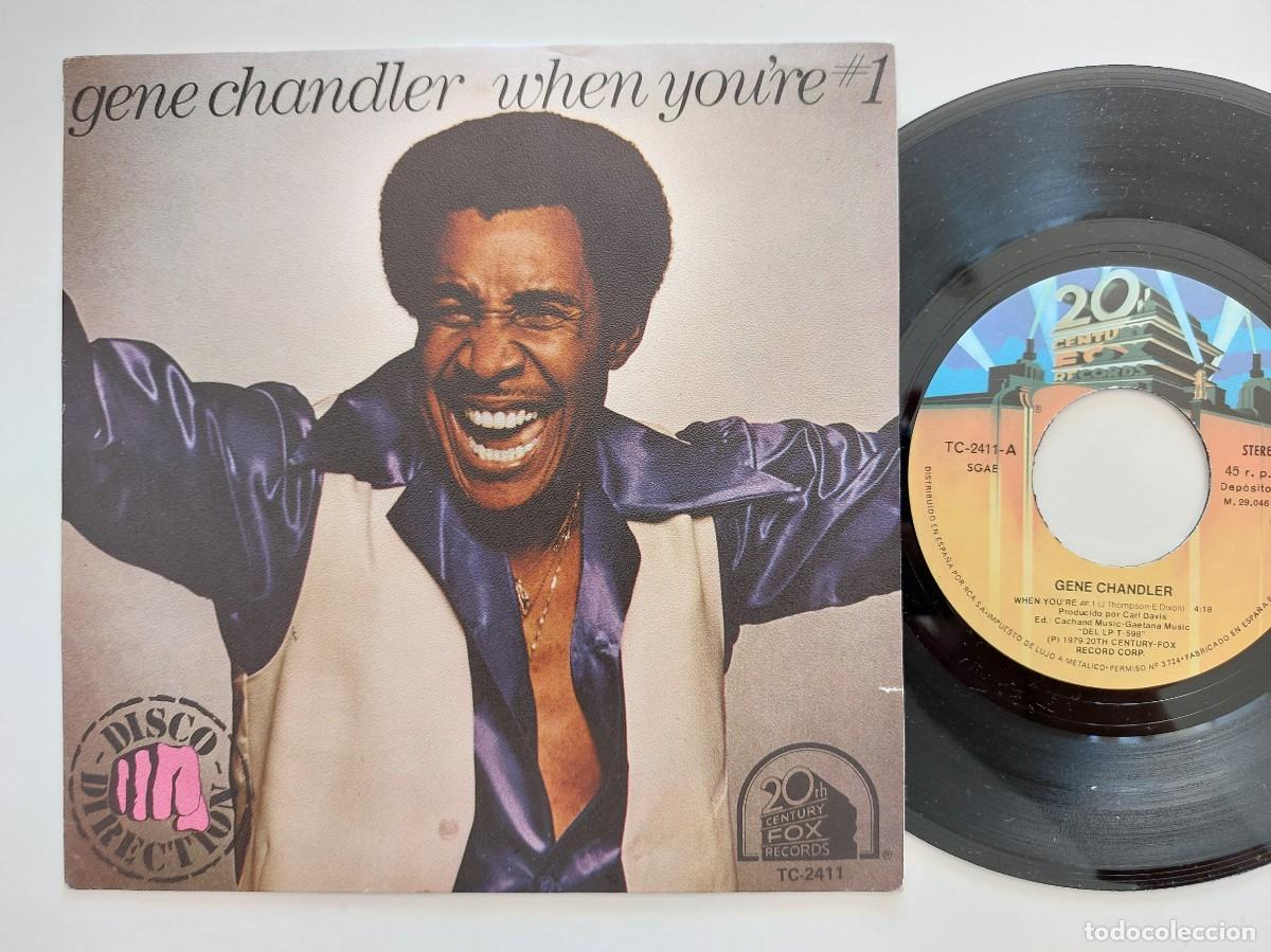 Discos de vinilo: GENE CHANDLER - 45 Spain * MINT * WHEN YOU' RE I' LL REMEMBER YOU