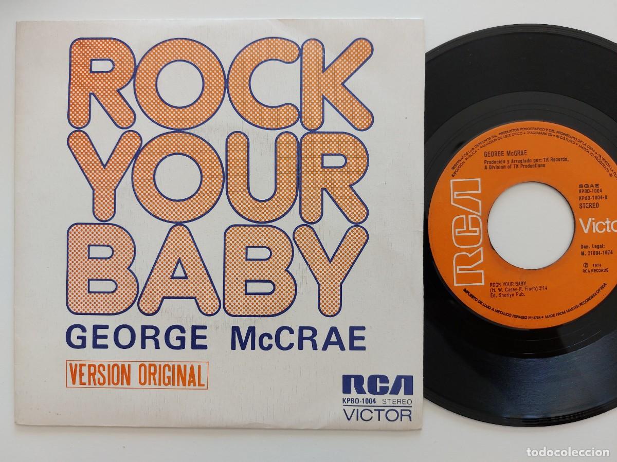 Discos de vinilo: GEORGE McCRAE - 45 Spain * MINT * ROCK YOUR BABY