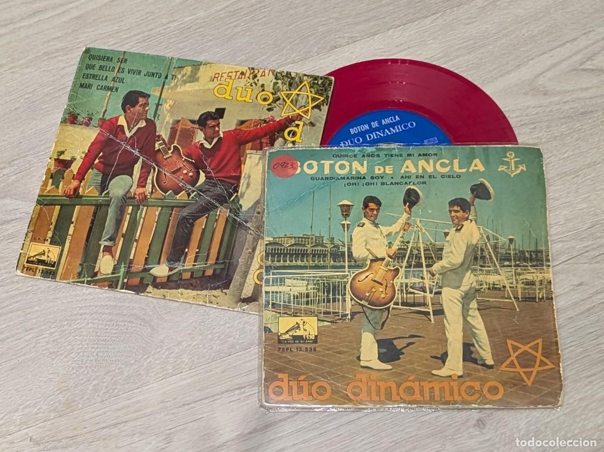 Discos de vinilo: DUO DINAMICO - LOTE DE 2 EP&acute;S .15 A&Ntilde;OS TIENE MI AMOR + 3 1960 Y QUISIERA SER +3 ..1961 ..DE COLOR