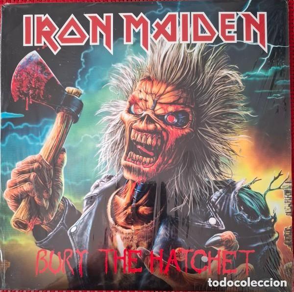 Discos de vinilo: IRON MAIDEN - BURY THE HATCHET ..LP BULLDOG RECORDS - EDICION LIMITADA EN VINILO COLOR - 2025 U.K
