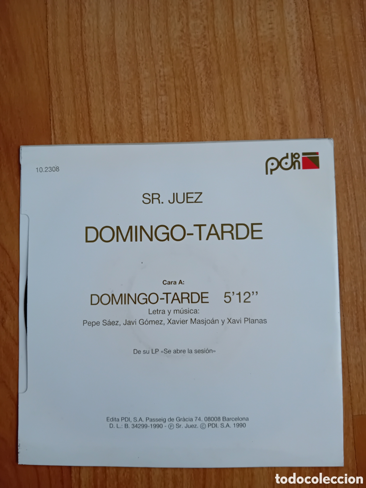 Discos de vinilo: SR JUEZ. DONINGO TARDE - Foto 2