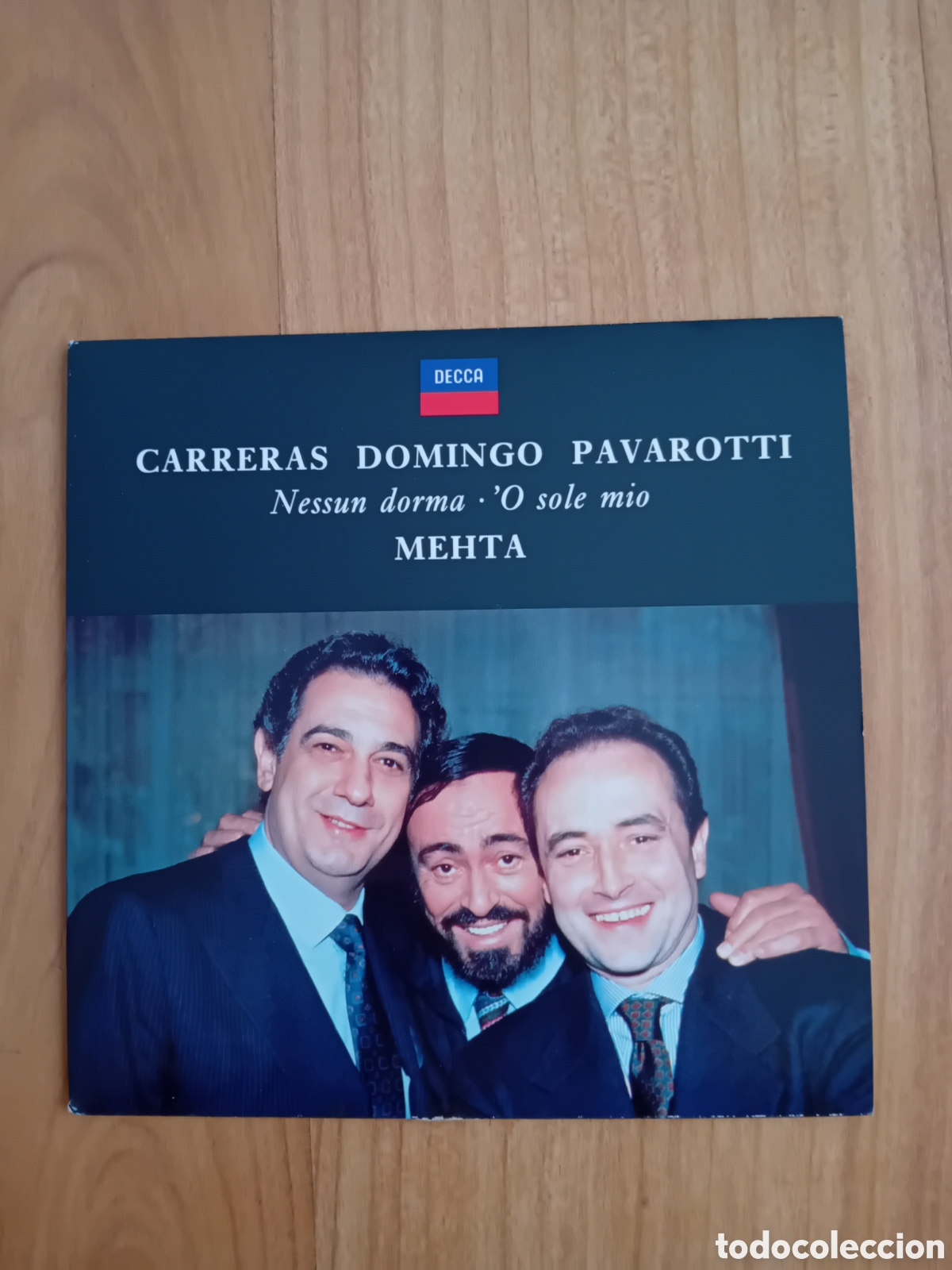 Discos de vinilo: CARRERAS DOMINGO PAVAROTTI. MEHTA. NESSUN DORNA. O SOLE MIO