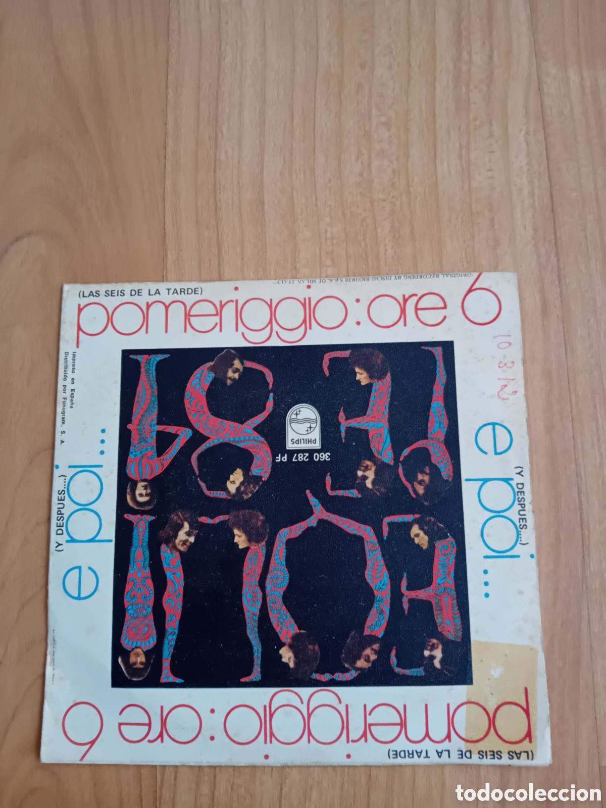 Discos de vinilo: EQUIPE 84. POMERIGGIO ORE 6. E POI - Foto 1