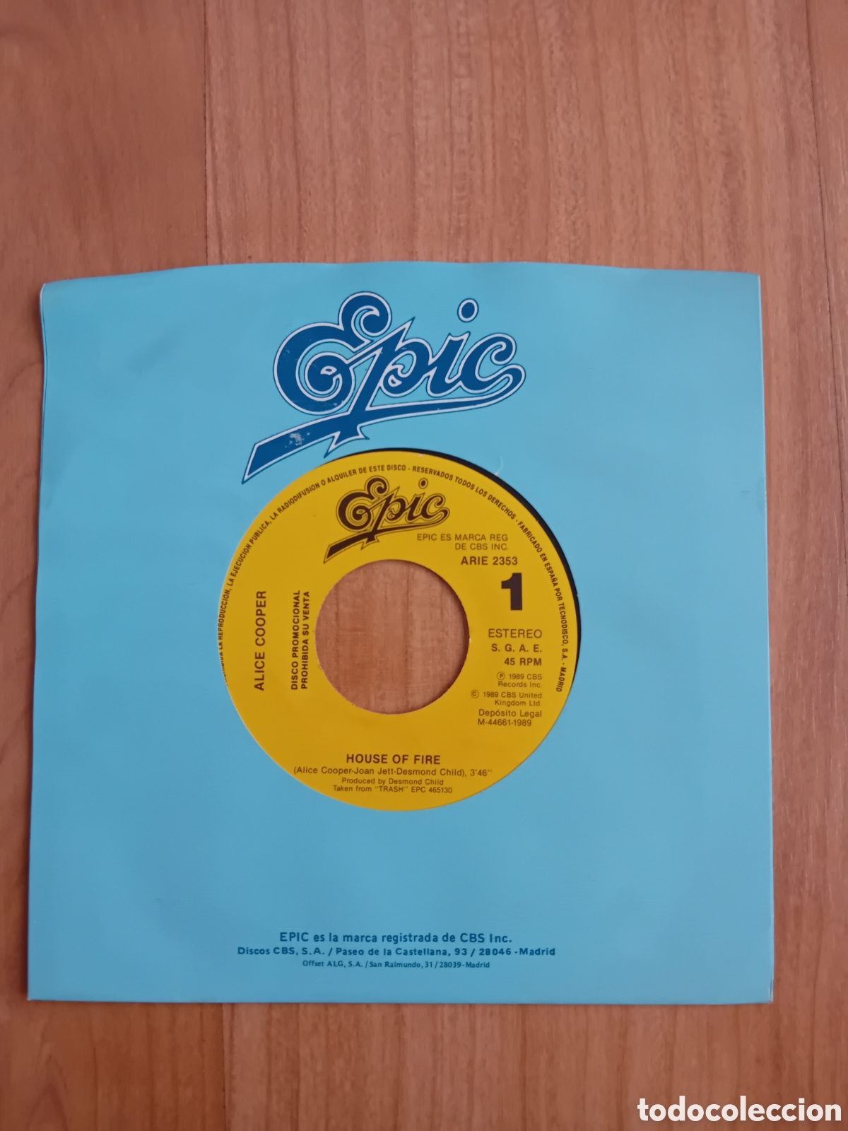 Discos de vinilo: ALICE COOPER. HOUSE OF FIRE - Foto 1
