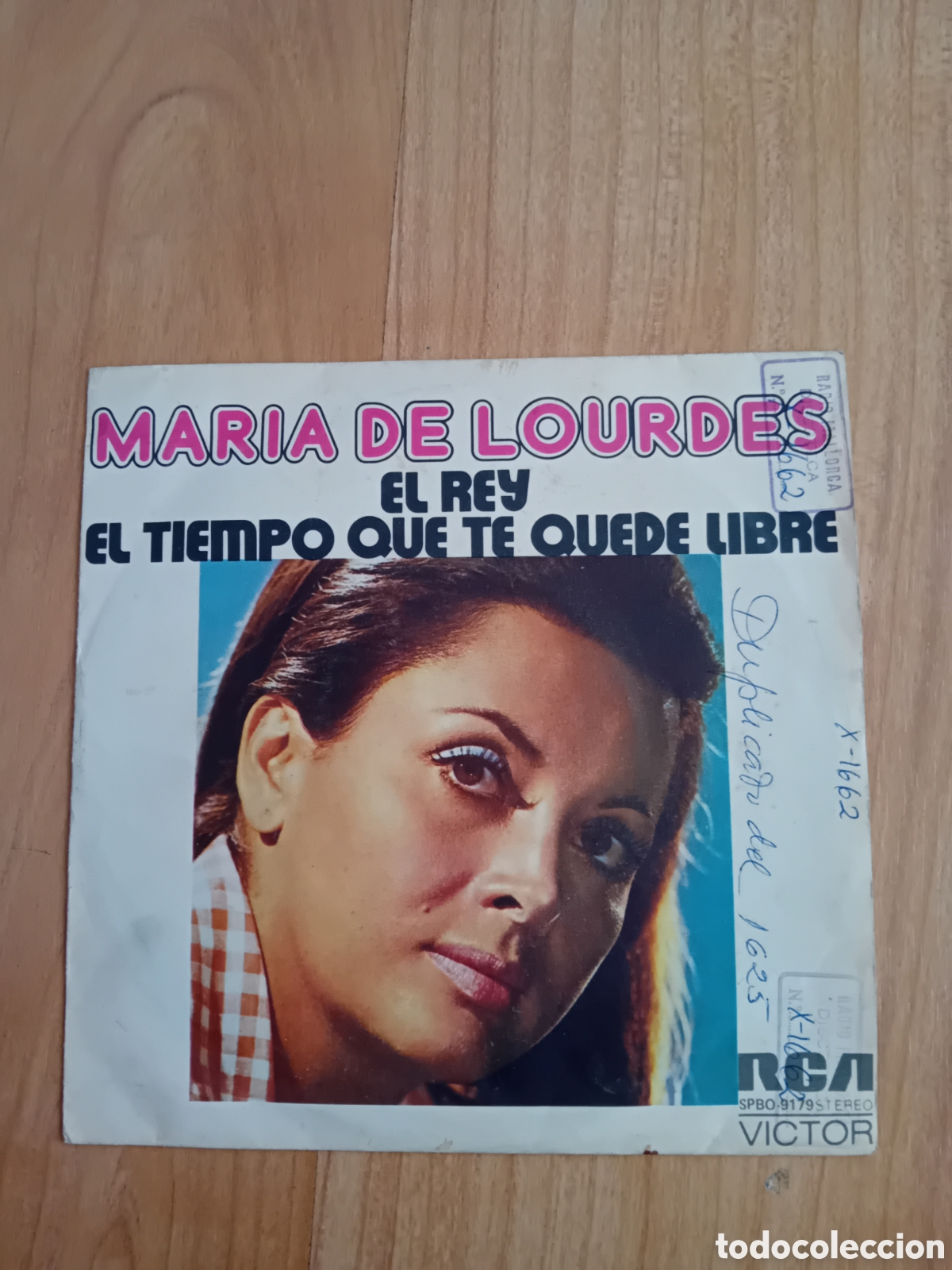 Discos de vinilo: MARIA DE LOURDES. EL REY. EL TIEMPO QUE TE QUEDE LIBRE