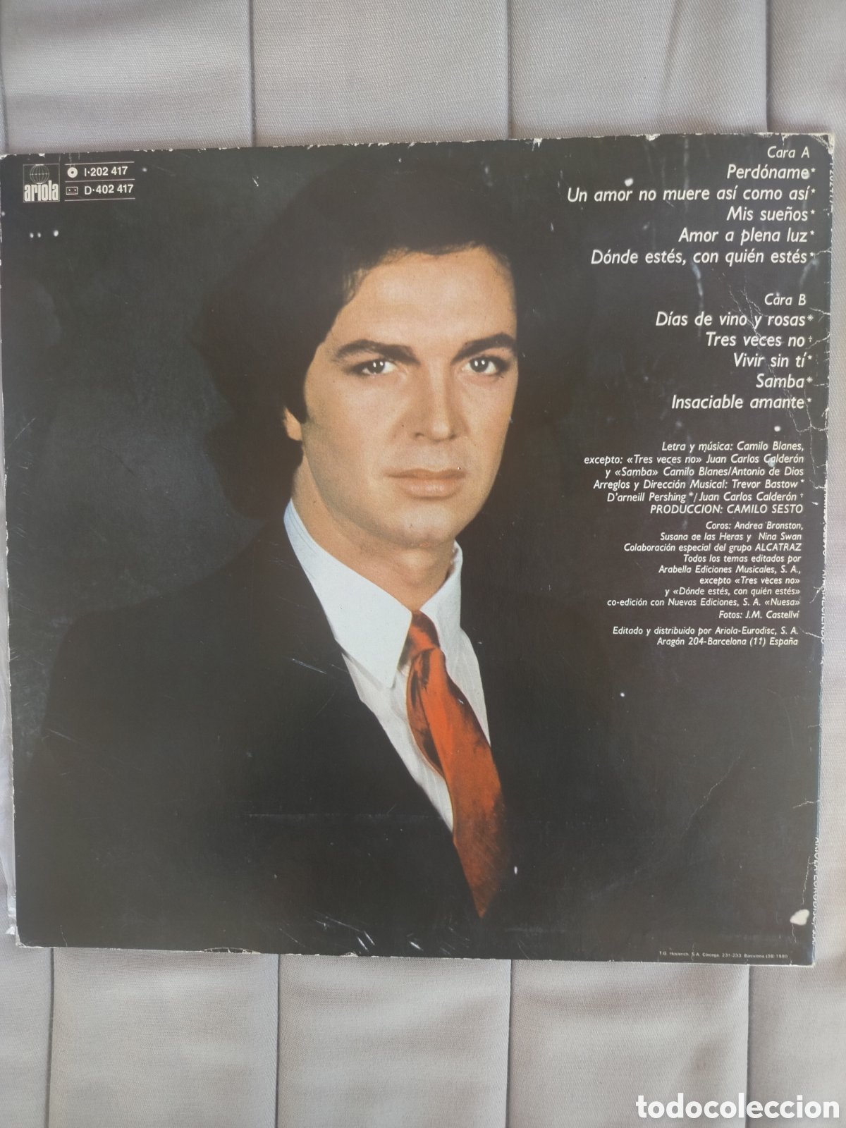 Discos de vinilo: Camilo Sesto LP Amaneciendo - Foto 2