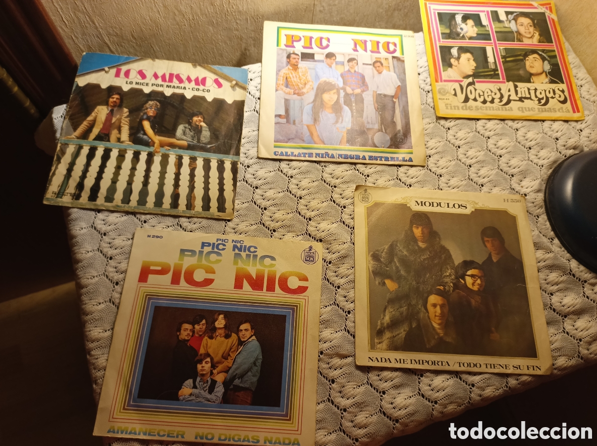 Discos de vinilo: 5 discos singles de vinilo 45 rpm