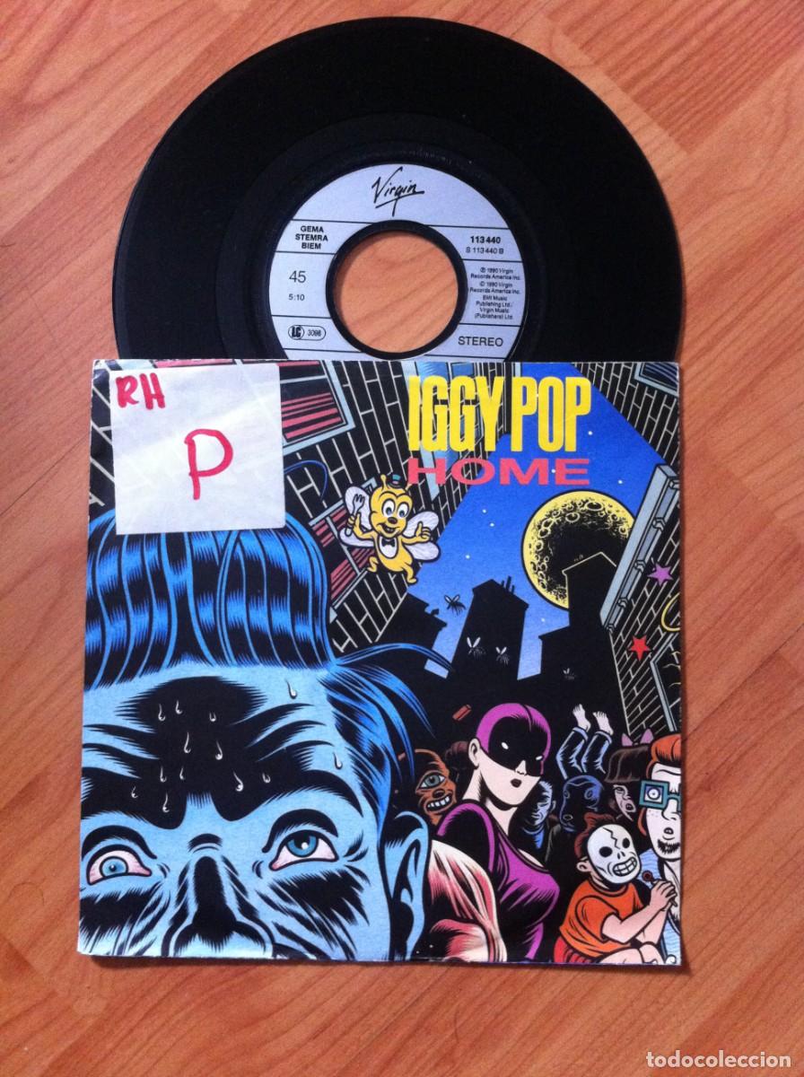 Discos de vinilo: IGGY POP &rdquo;Home&rdquo; single - Foto 1