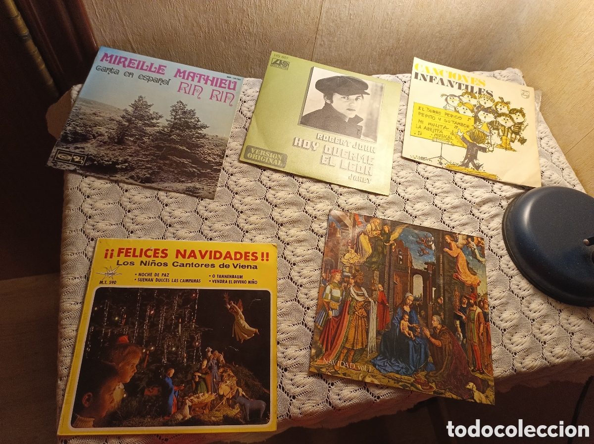 Discos de vinilo: 5 discos singles de vinilo 45 rpm