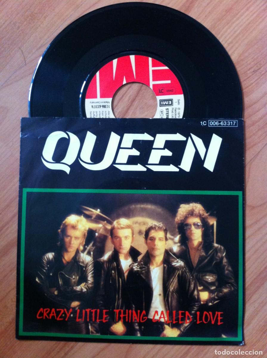 Discos de vinilo: QUEEN &rdquo;Crazy little thing called love&rdquo;