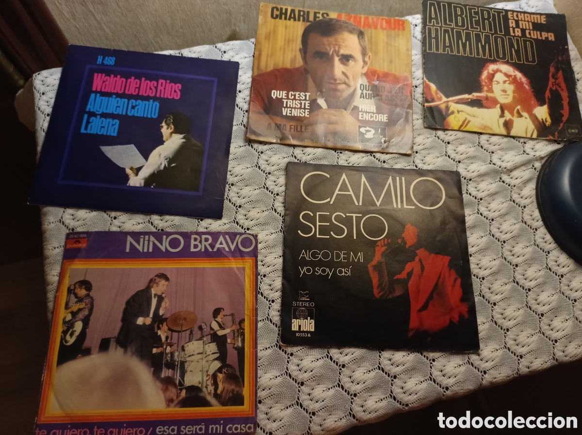 Discos de vinilo: 5 discos singles de vinilo 45 rpm