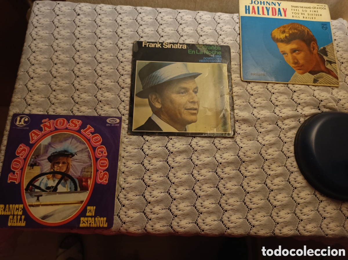 Discos de vinilo: 3 discos singles de vinilo 45 rpm