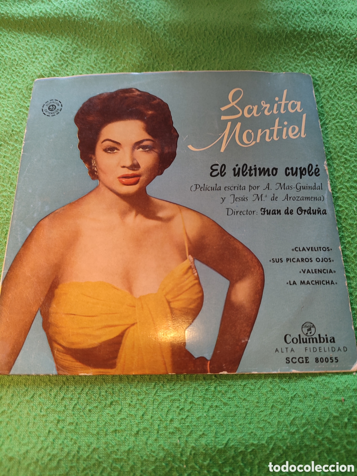 Discos de vinilo: Sarita Montiel - Clavelitos/ Valencia / + 2