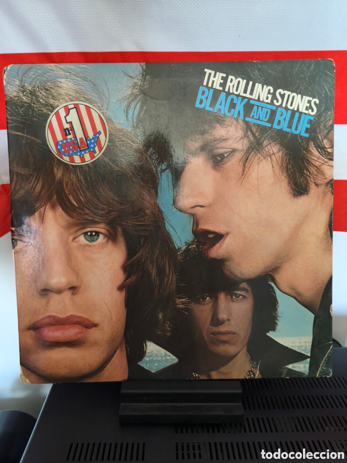 Discos de vinilo: The Rolling Stones: Black And Blue LP 1976 Espa&ntilde;a