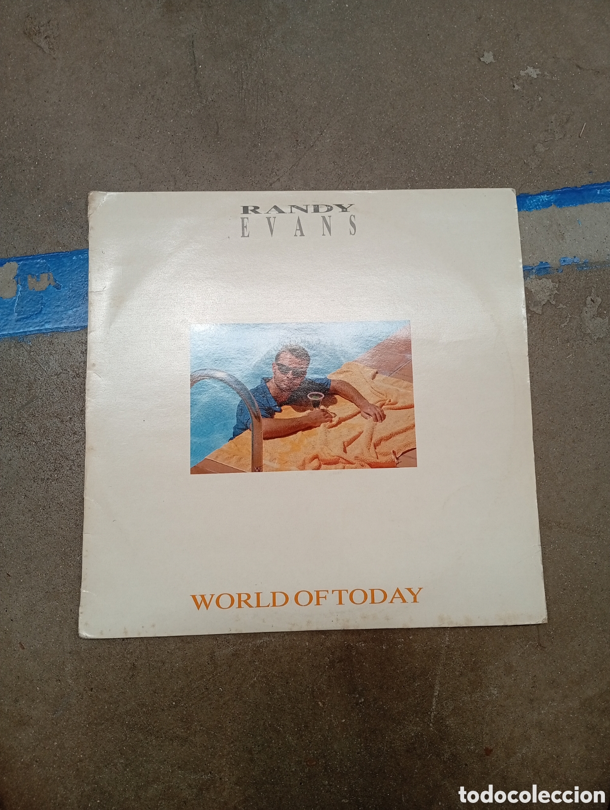 Discos de vinilo: DICO VINILO RANDY EVANS WORLD OF TODAY FIRMADO