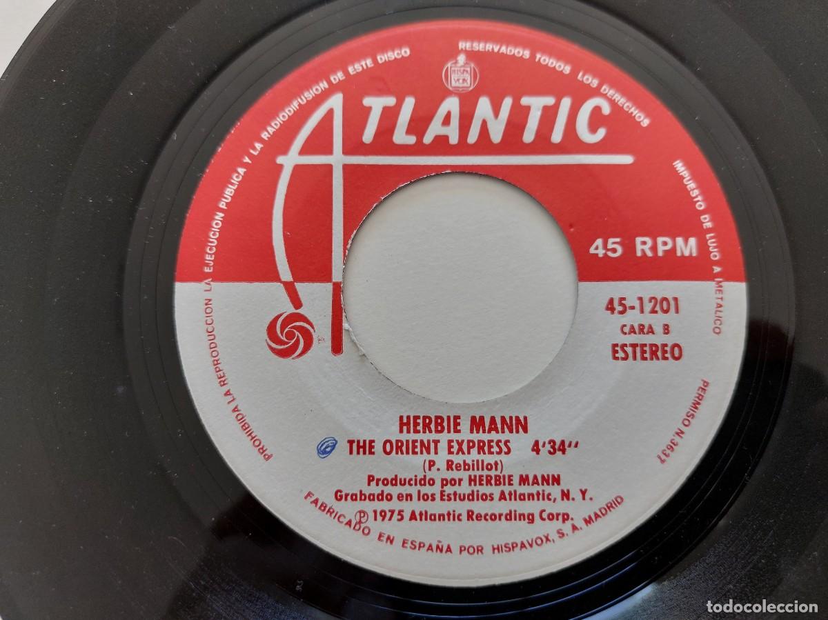 Discos de vinilo: HERBIE MANN - 45 Spain * MINT * THE ORIENT EXPRESS - Foto 4