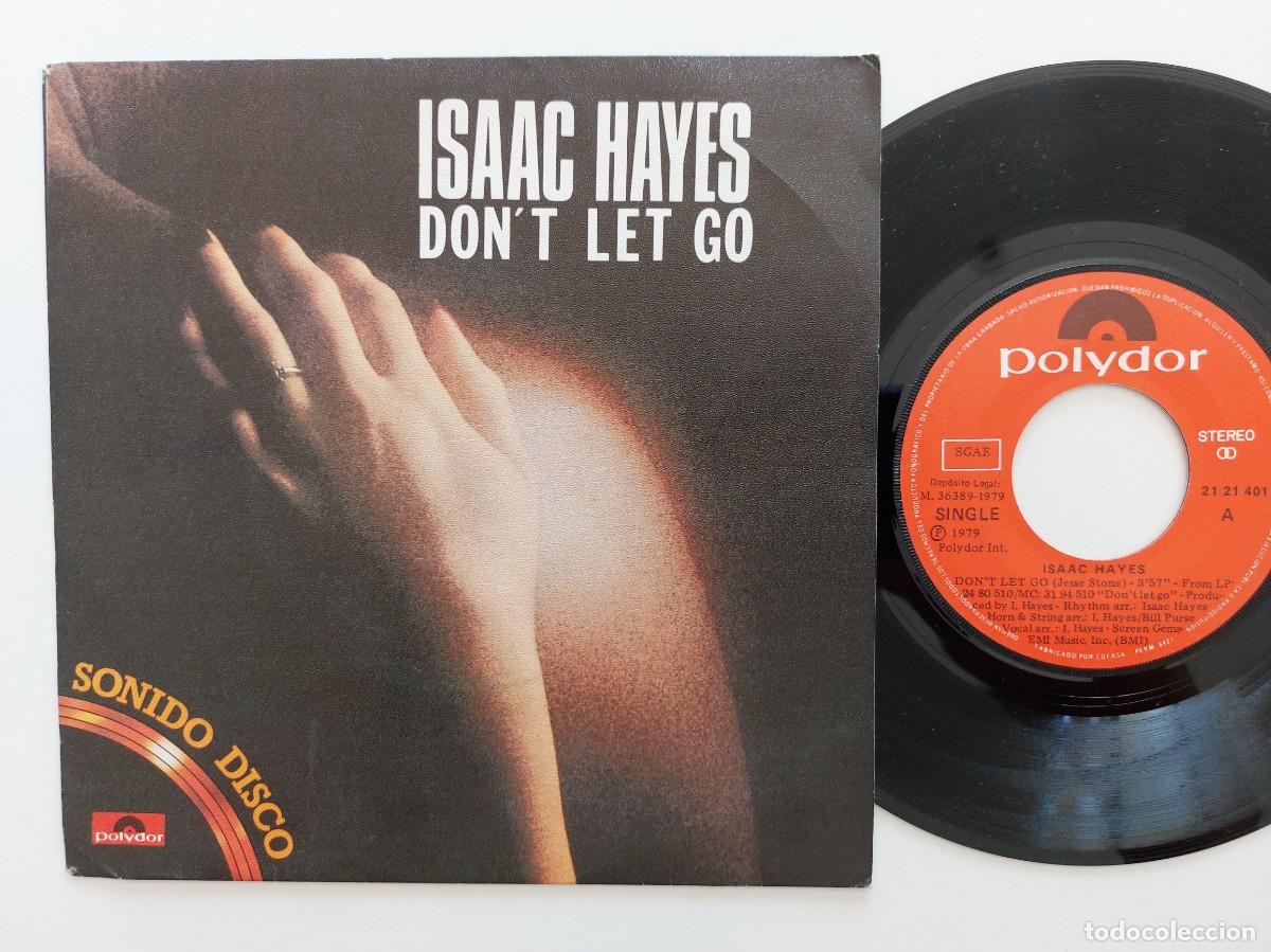 Discos de vinilo: ISACC HAYES - 45 Spain * MINT * DON'T LET GO