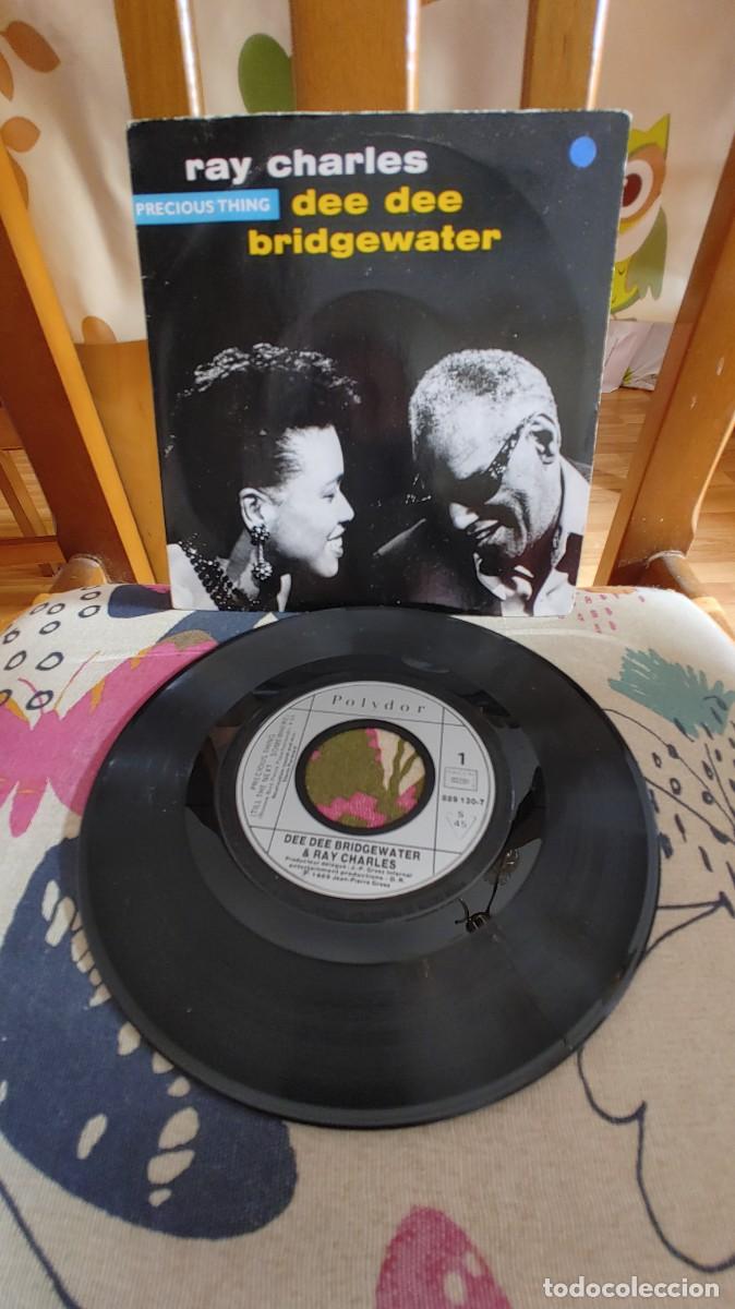 Discos de vinilo: RAY CHARLES & DEE DEE BRIGEWATER-SINGLE PRECIOUS THING - Foto 1