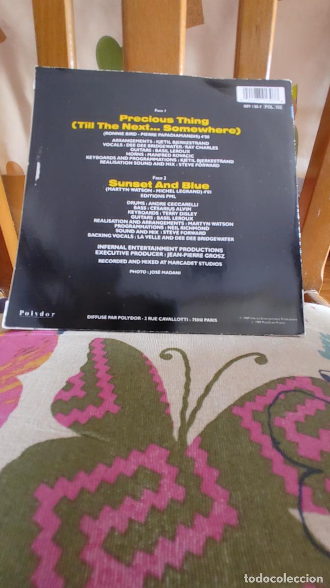 Discos de vinilo: RAY CHARLES & DEE DEE BRIGEWATER-SINGLE PRECIOUS THING - Foto 2