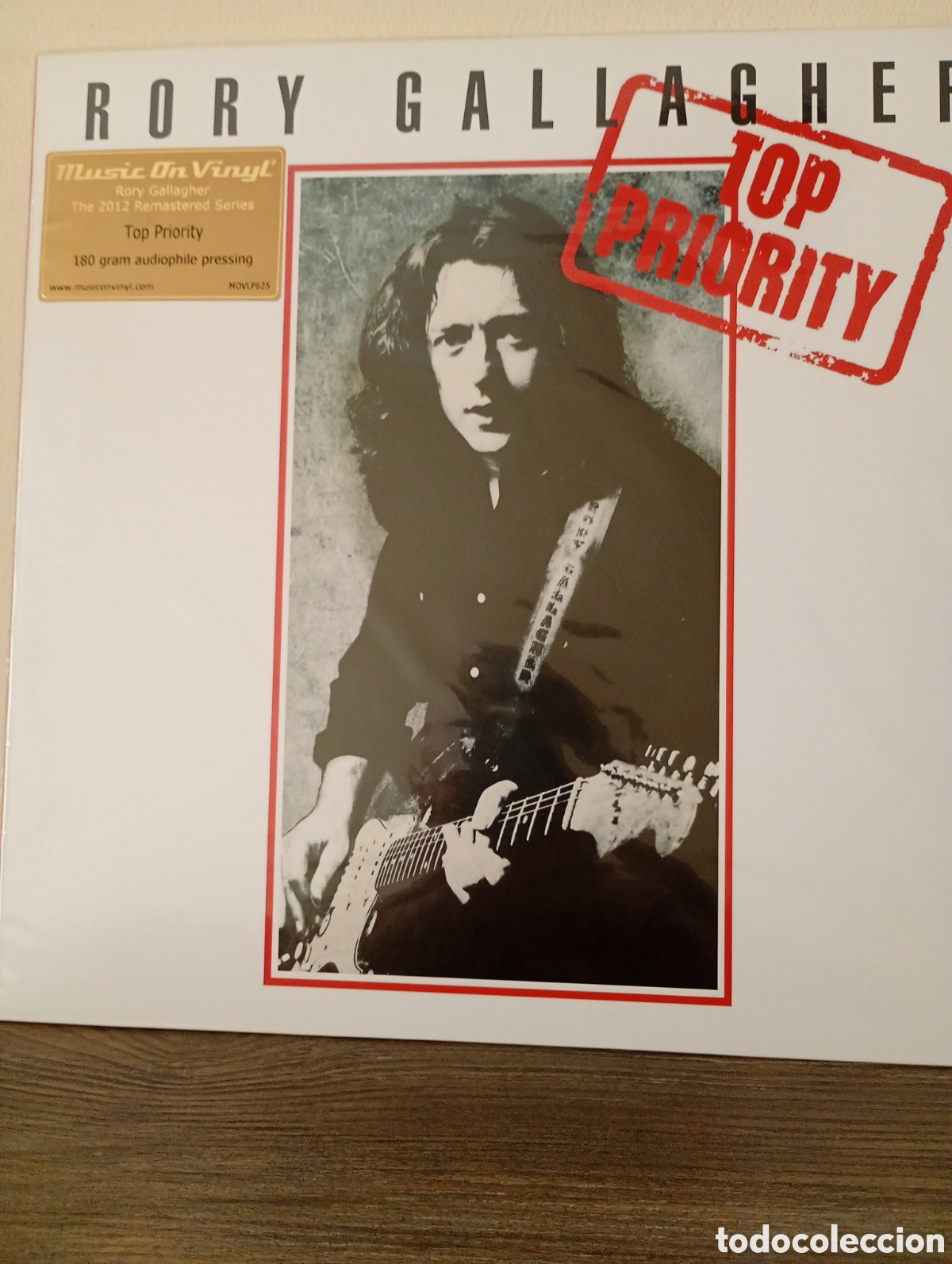 Discos de vinilo: Rory Gallaguer, Top priority. Music in Vinyl 2012