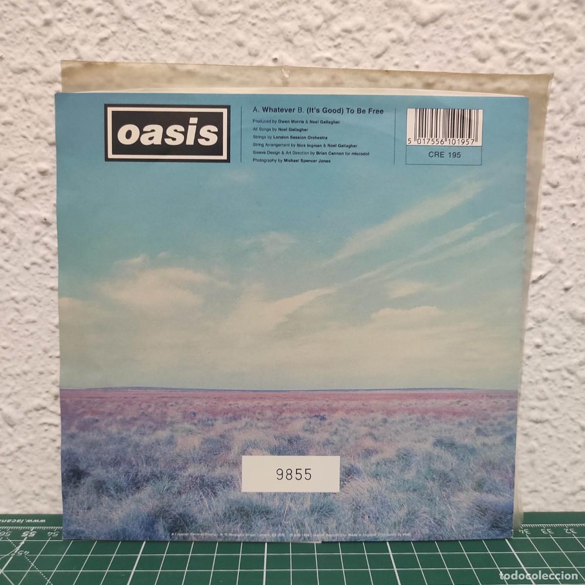 Discos de vinilo: OASIS - WHATEVER &middot; 7&rdquo; SINGLE &middot; UK 1ST PRESS &middot; 1994 &middot; VG+ / NM