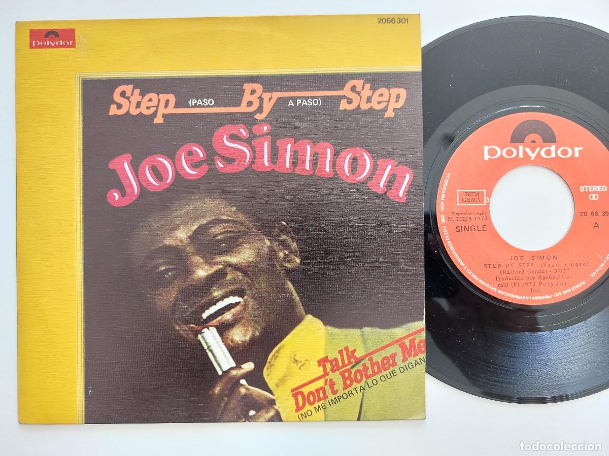Discos de vinilo: JOE SIMON - 45 Spain * MINT * STEP BY STEP / TALK DON'T BOTHER ME