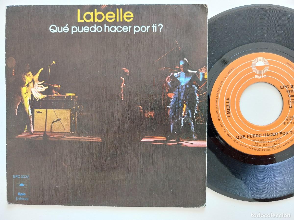 Discos de vinilo: LABELLE - 45 Spain * MINT * QUE PUEDO HACER POR TI
