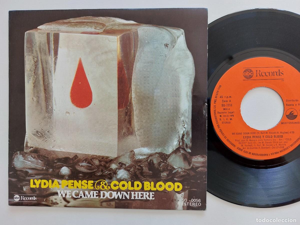 Discos de vinilo: LYDIA PENSE & COLD BLOOD - 45 Spain * MINT * WE CAME DOWN HERE / BACK HERE AGAIN