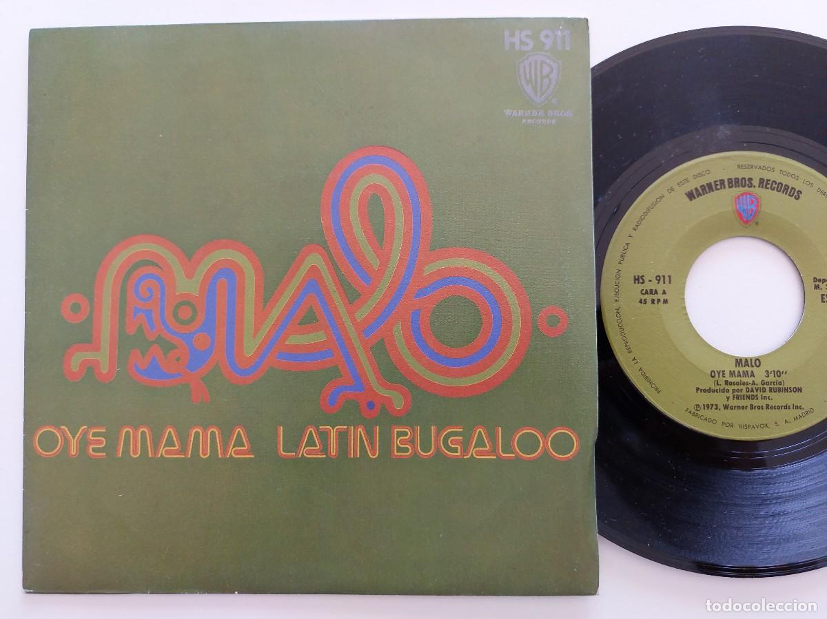 Discos de vinilo: MALO - 45 Spain * MINT * OYE MAMA / LATIN BUGALOO