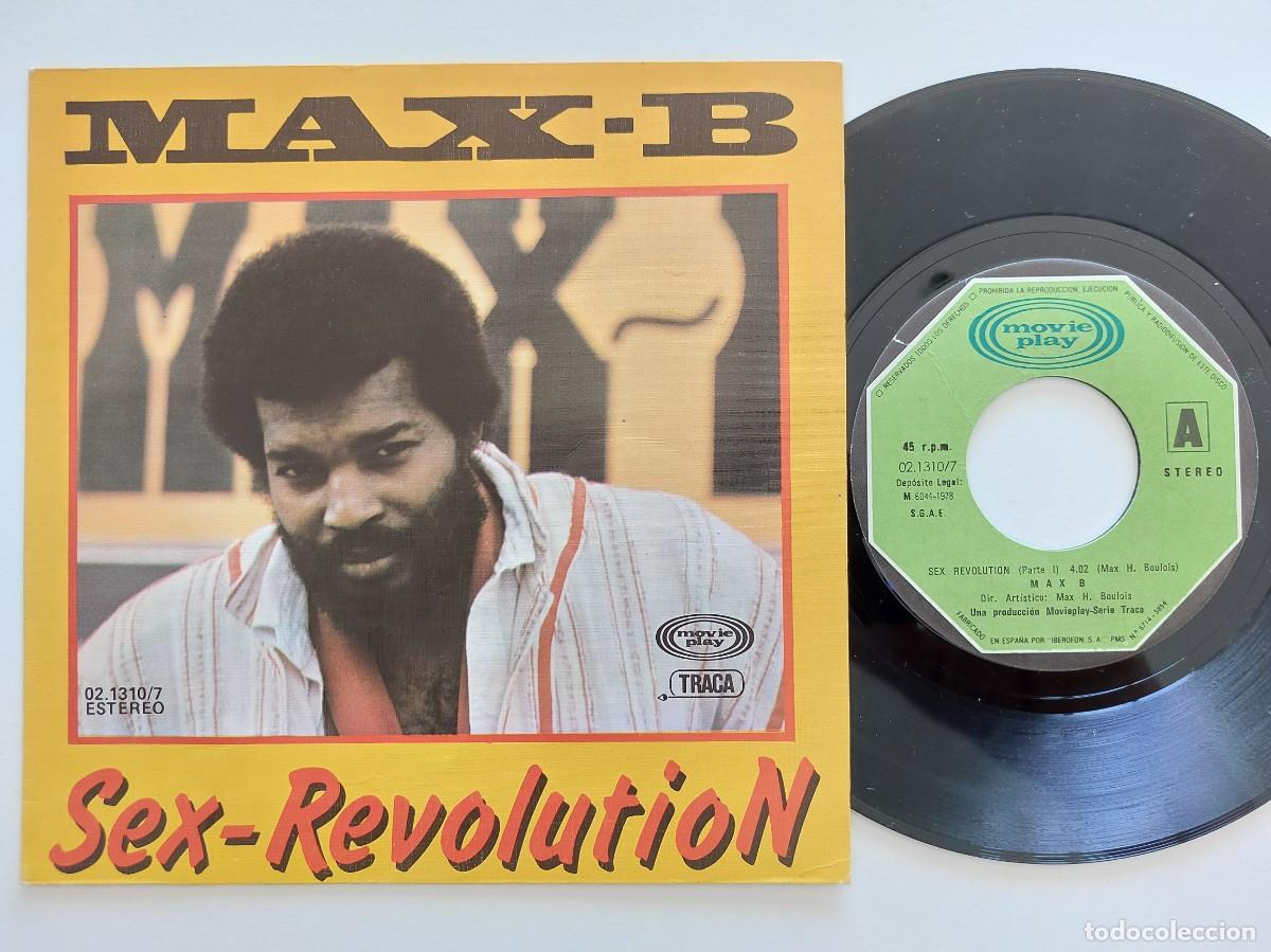 Discos de vinilo: MAX-B - 45 Spain * MINT * SEX-REVOLUTION