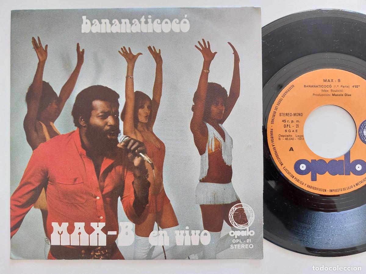 Discos de vinilo: MAX-B - 45 Spain * MINT * BANANTICOCO - Foto 1