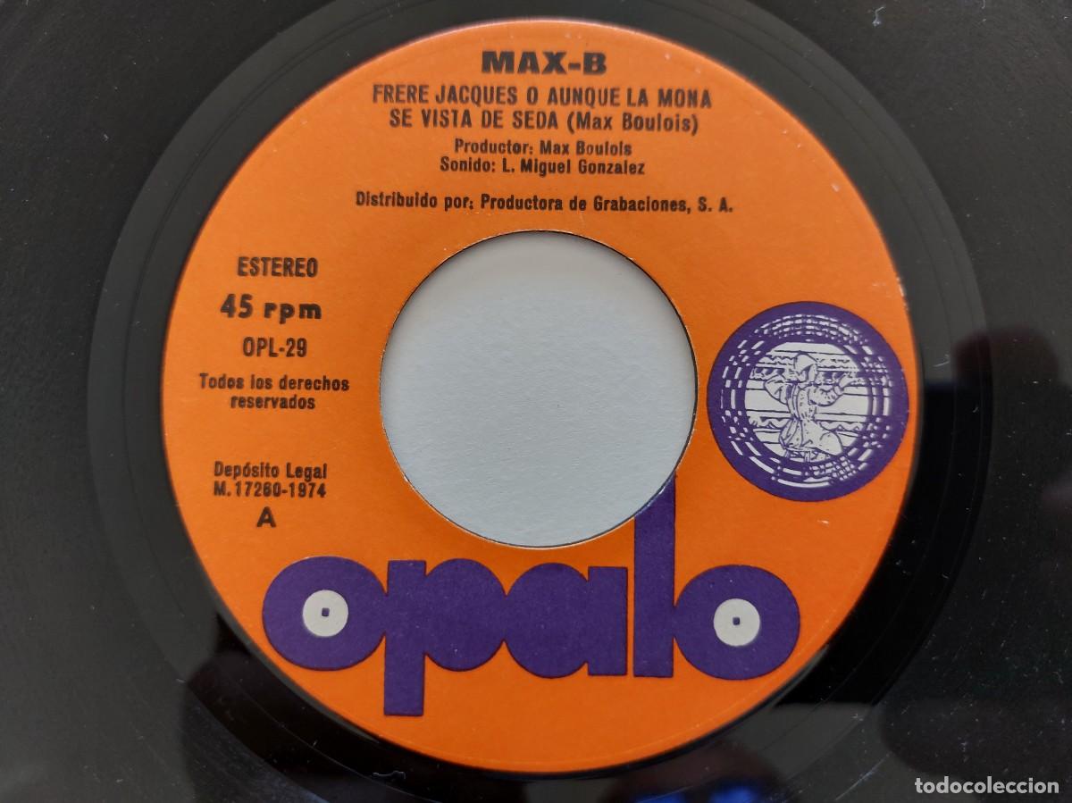 Discos de vinilo: MAX-B - 45 Spain * MINT * FRERE JACQUES - Foto 3
