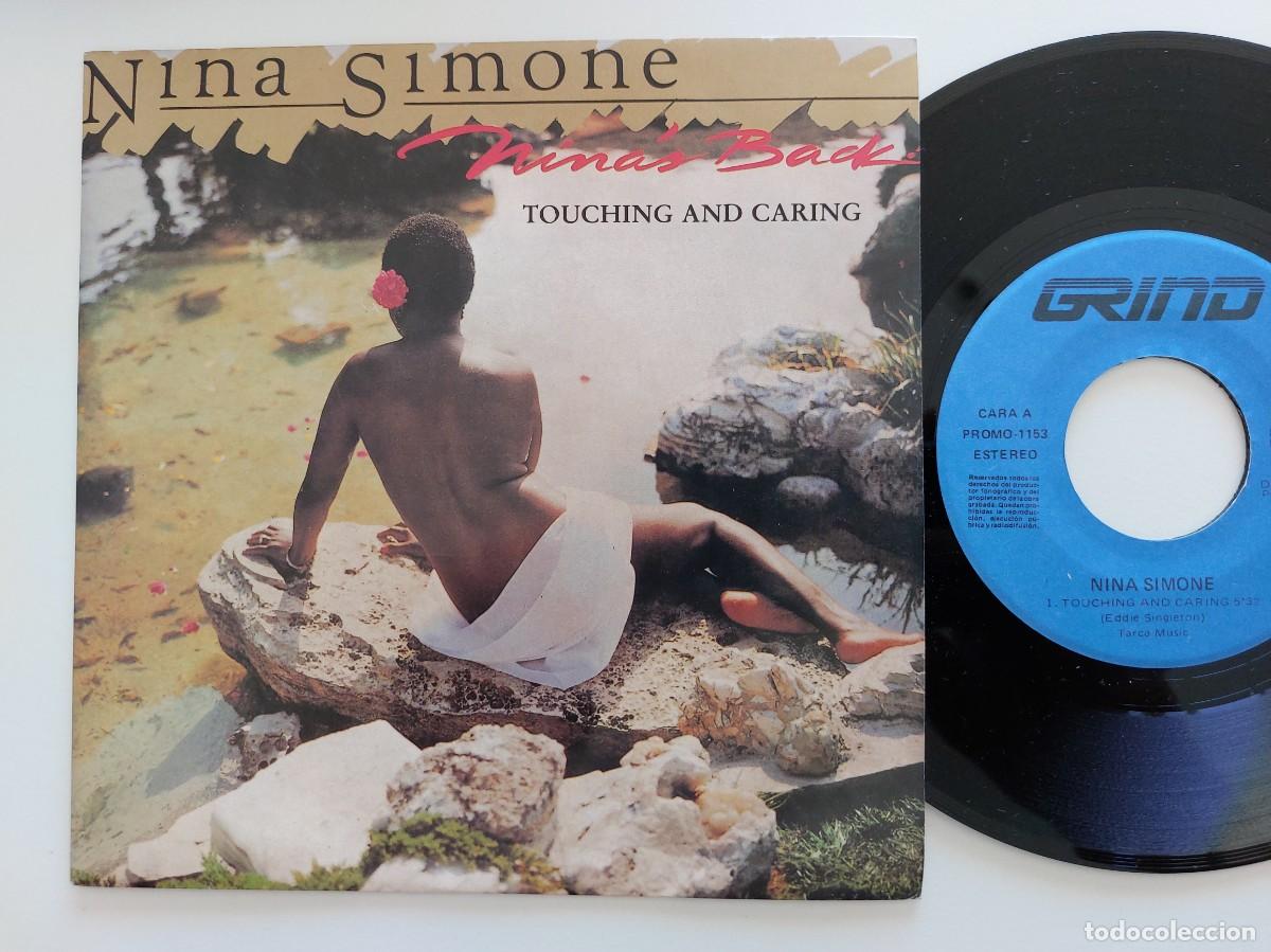 Discos de vinilo: NINA SIMONE - 45 Spain * PROMO * MINT * TOUOCHING AND CARING / SARATOGA