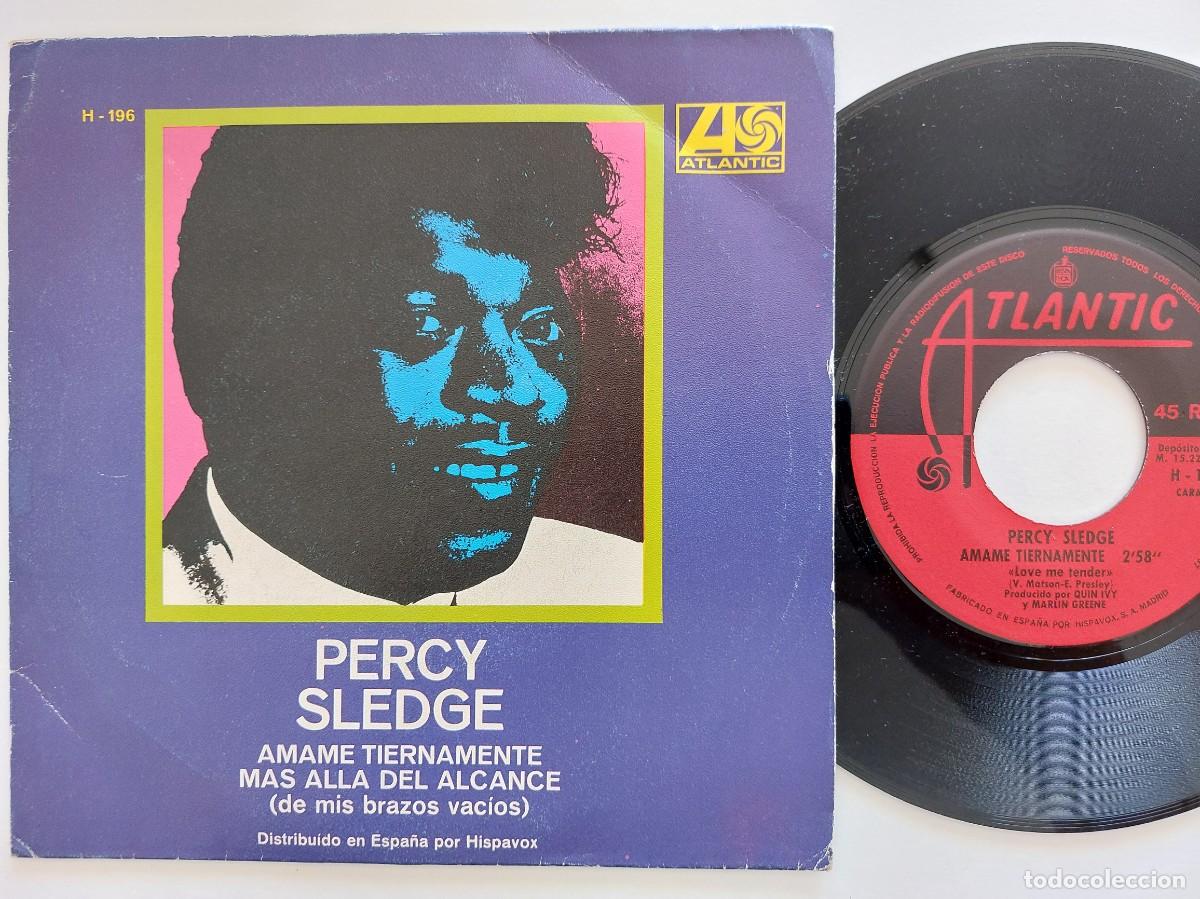 Discos de vinilo: PERCY SLEDGE - 45 Spain * MINT * AMAME TIERNAMENTE MAS ALLA DEL ALCANCE