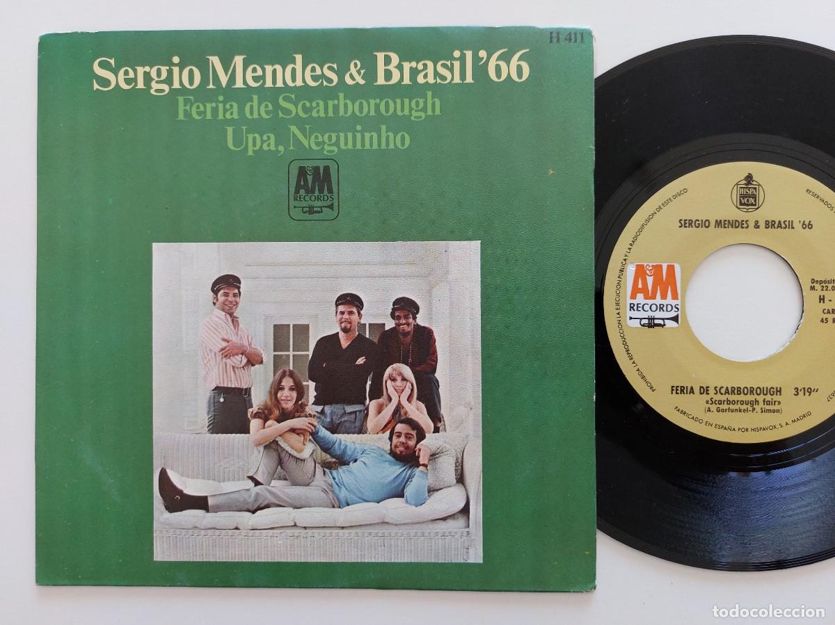 Discos de vinilo: SERGIO MENDES & BRASIL 66 - 45 Spain * MINT * FERIA DE SCARBOROUGH