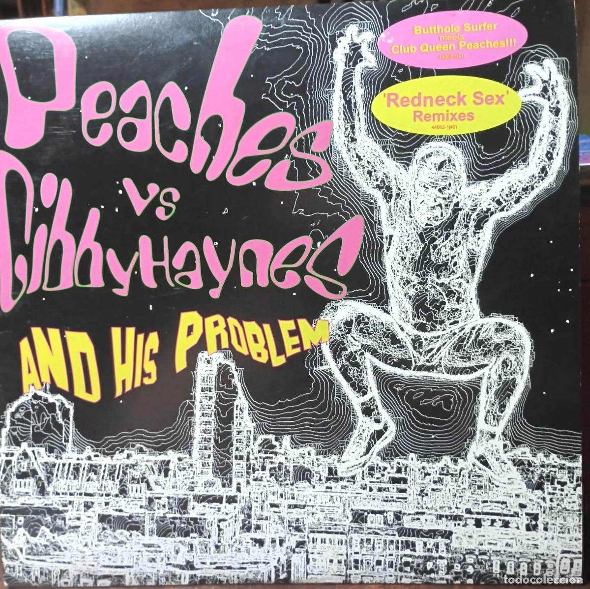 Discos de vinilo: PEACHES vs GIBBY HAYNES-BUTTHOLE SURFER.
