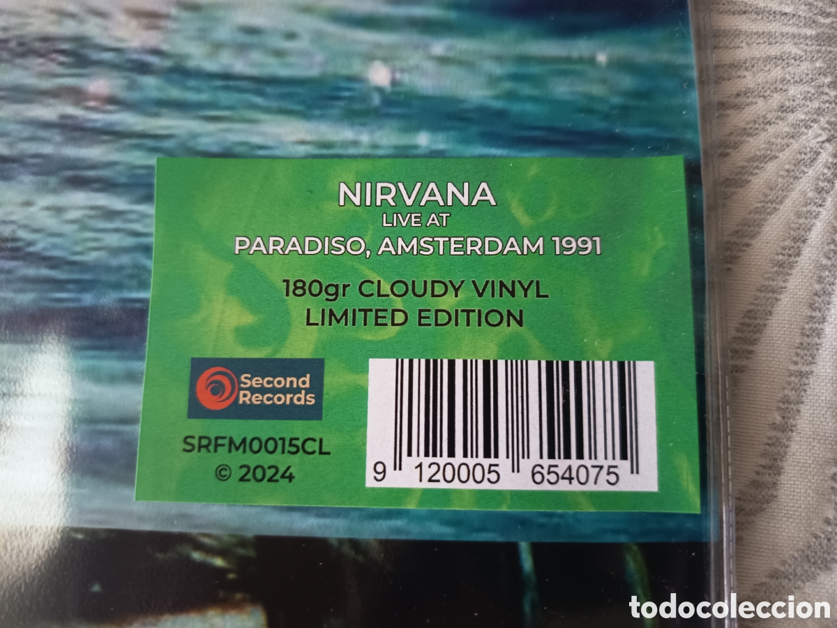 Discos de vinilo: Nirvana - Live At Paradiso (nuevo) - Foto 4