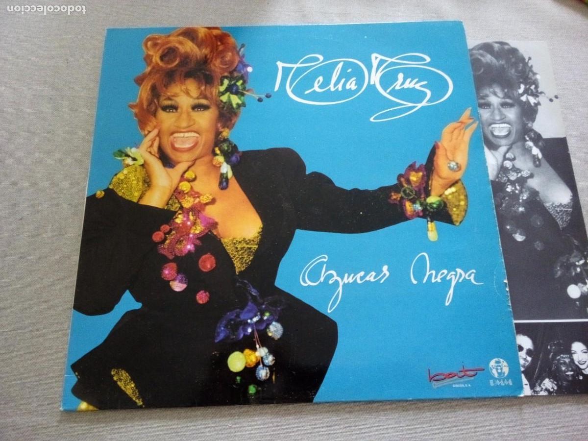 Discos de vinilo: Celia Cruz &lrm;&ndash; Azucar Negra LP SPAIN