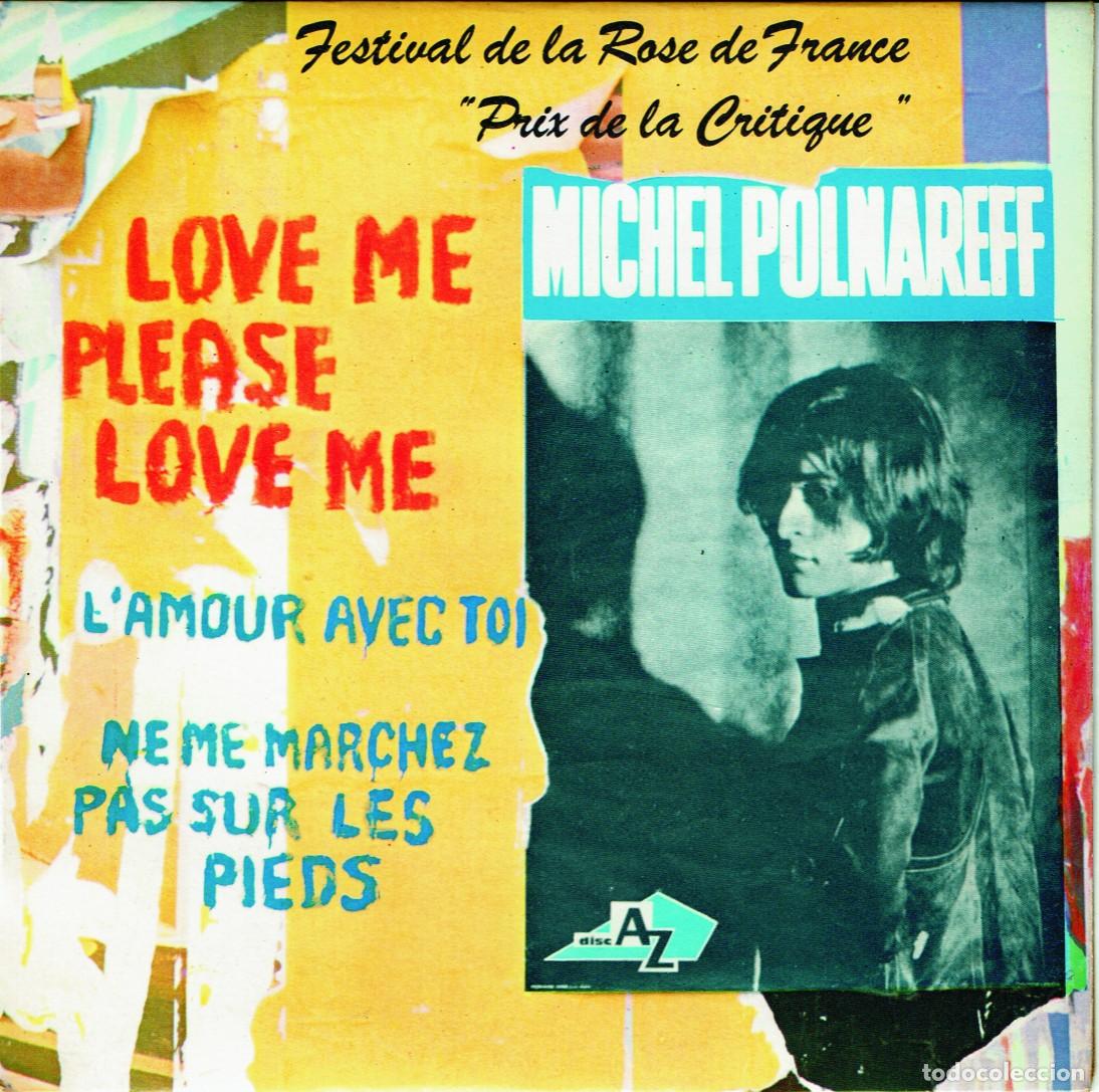 Discos de vinilo: Michel Polnareff &ndash; Love Me Please Love Me - 7&rdquo; made in France - 1966 AZ