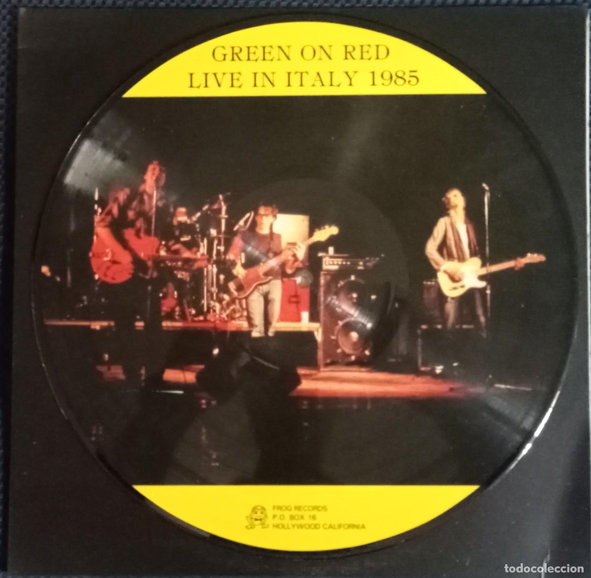 Discos de vinilo: Green on Red - Live in Italy 1985 1lp picture disc, european pressing htf!!!